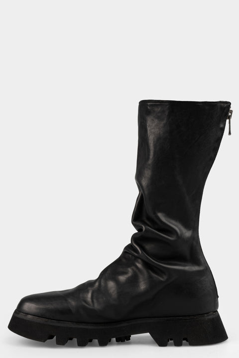 Guidi Blake stitch back zip high boots ZO09V