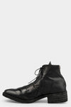 Incarnation Low top laced leather boots w back zip