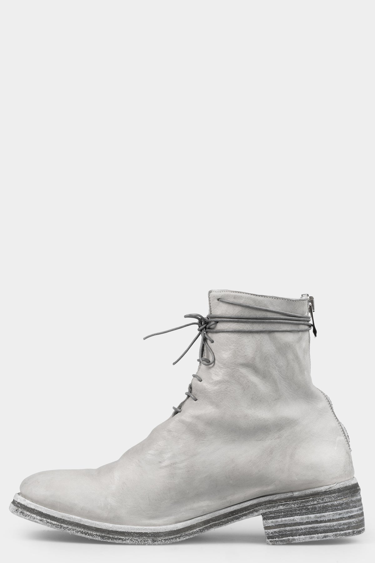 Incarnation | Laced leather boots, Dirty grey 11V-71137 L2