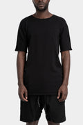 Isaac Sellam - SS25 "TRICOT" Reversible seamless knit T-Shirt, Black