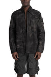 JG1 | SS26 - Shelter zip up shirt, Inversion dye 15 MOON
