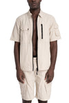 JG1 | SS26 - Hybrid utility short sleeve shirt, Ivory 14