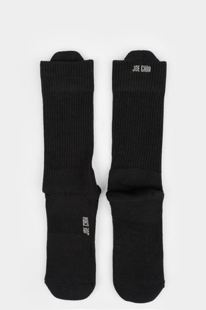 Joe Chia | AW25 - Cotton socks, Black AC2501B