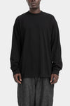 Joe Chia | AW25- Strapped long sleeve t-shirt, Black TS2511B
