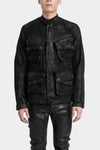 Julius_7 | AW25 - Coated denim jacket, 917BLM1-C