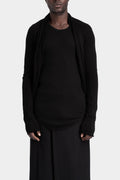 Julius_7 | AW25 - Texture jersey open cardigan, 917CUM3