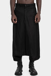 Julius_7 | AW25 - Drop crotch cropped suit pants, 917PAM10