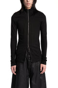 Julius_7 | SS26 - Cotton Zip Hooded Sweater, 937CUM2