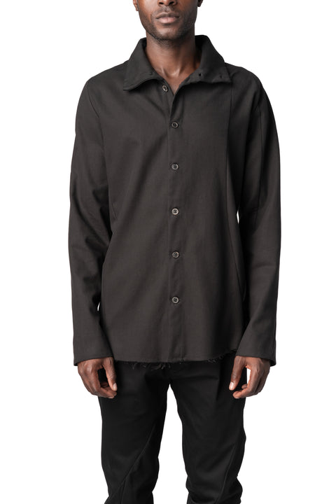LEB Leon Emanuel Blanck | AW26 - Heavy lyocell twill high collar shirt, K03-HCS-HLT