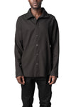 LEB Leon Emanuel Blanck | AW26 - Heavy lyocell twill high collar shirt, K03-HCS-HLT