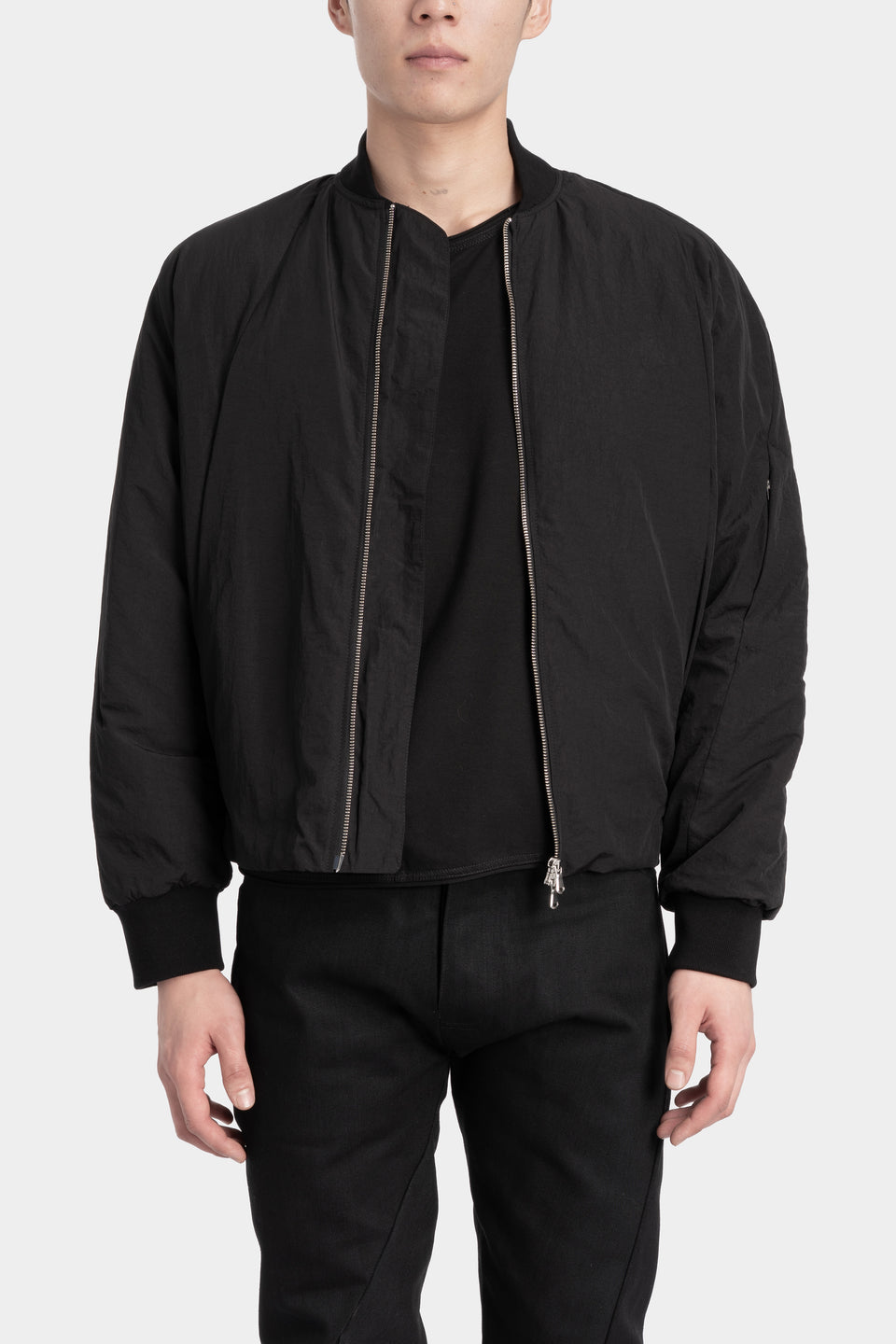 Padded bomber jacket