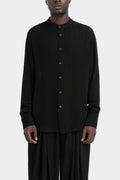 La Haine Inside Us | AW25 - Mandarin collar viscose shirt M1143