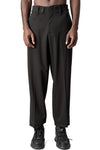 La Haine Inside Us | AW26 - Comfort fluid wool-blend trousers, Black M1317