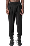 La Haine Inside Us | AW26 - Regular fit embossed fleece trousers, Black M1338