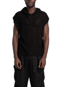 La Haine Inside Us | SS26 - Lightweight knit hooded tee, M1264 Black