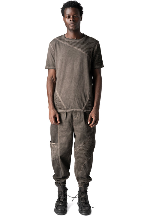 La Haine Inside Us | AW26 - Regular meshcore cotton T-shirt, Mud M1322