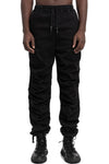 La Haine Inside Us | SS26 - Tuck-stitched denim jogger pants, M1175