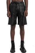 La Haine Inside Us | SS26 - Vegan leather shorts, M1210