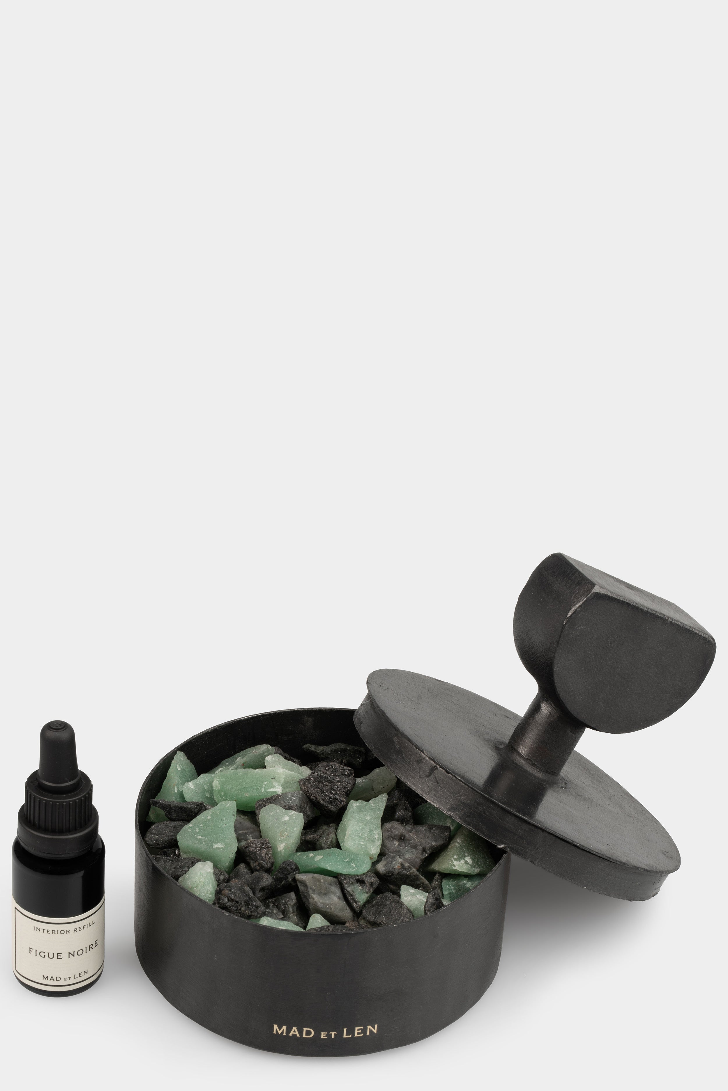 MAD et LEN POT POURRI FIGUE NOIRE マドエレン MAD et LEN | Pot Pourri Totem, Dark green / Figue Noire – ORIMONO.eu