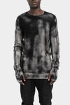 MD75 | AW25 - Wool knit sweater, Black spray MD12108