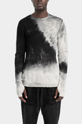 MD75 | AW25 - Spray dyed lightweight wool knit sweater, MD12123
