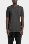 MD75 | AW25 - Scar-stitch cotton t-shirt, antra dissolve MD12153