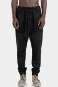 MD75 | AW25 - Coated drop crotch sweatpants MD12166