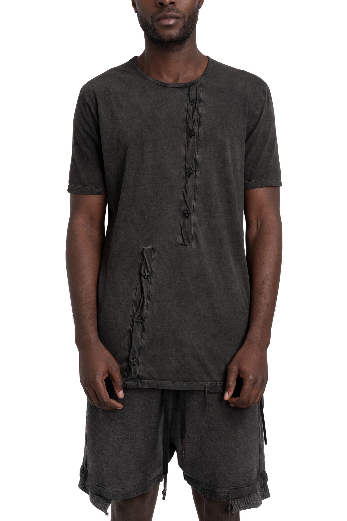 MD75 | SS26 - Lightweight Cotton Scar Stitch T-Shirt, Antra Wash MD13251