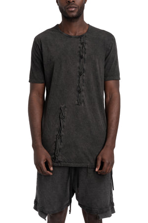 MD75 | SS26 - Lightweight Cotton Scar Stitch T-Shirt, Antra Wash MD13251
