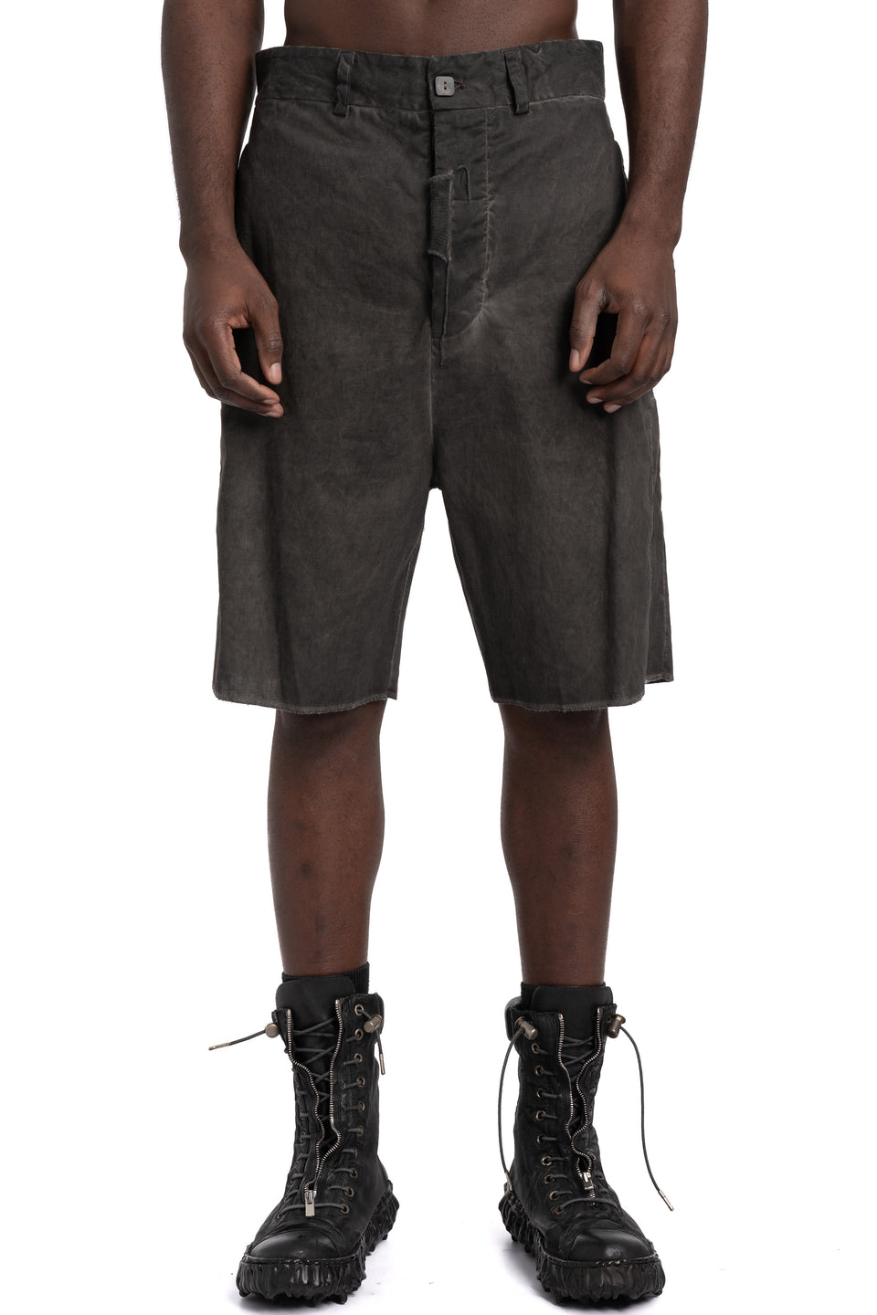 Linen stretch shorts, Antra resin