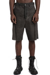 MD75 | SS26 - Linen stretch shorts, Antra resin MD13286L
