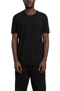 MD75 | SS26 - Lightweight Cotton Scar Stitch T-Shirt, Black MD13253