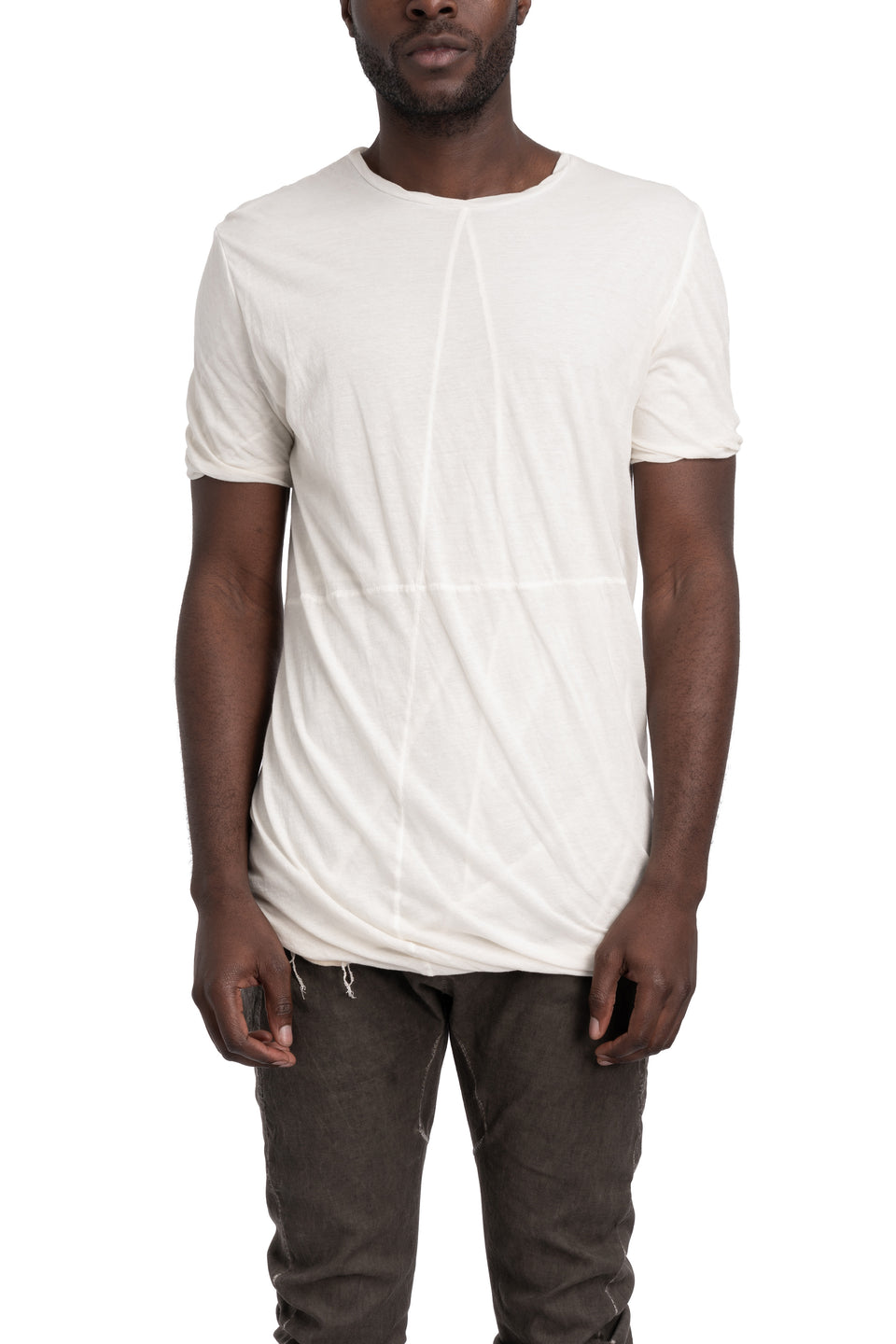 Double layer tee, Off white resin