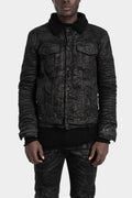 MD75 | AW25 - Denim jacket, Sandpaper MD12170