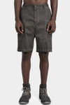 MD75 | SS25 - Woven cotton shorts, Antra resin, MD12286