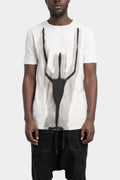 MD75 | SS25 - Lightweight cotton T-Shirt, Abstract body print