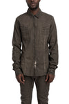 MD75 | SS26 - Linen shirt, Military resin MD13283L