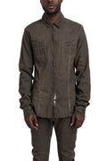 MD75 | SS26 - Linen shirt, Military resin MD13283L