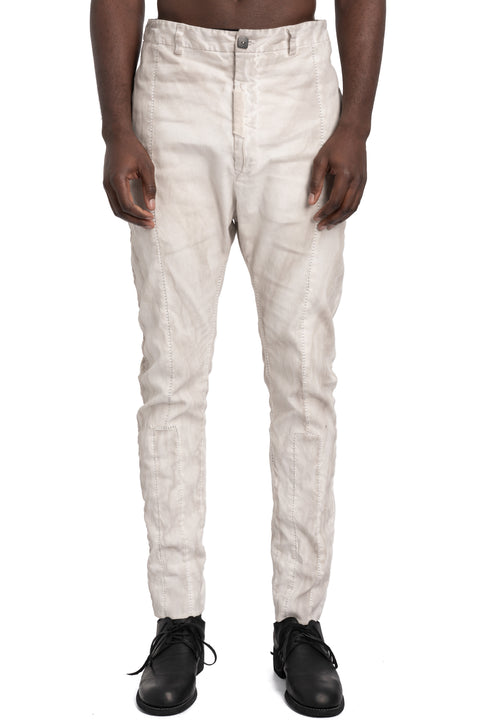 MD75 | SS26 - Linen stretch trousers, Off-white MD13276L
