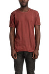 MD75 | SS26 - Lightweight Cotton Scar Stitch T-Shirt, Red Resin MD13253