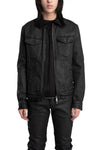MD75 | SS26 -  Coated Denim Zip Jacket, MD13273
