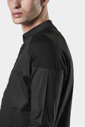 Thom/Krom | AW24/25 - Mandarin collar contrast shirt