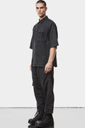 Thom/Krom | SS25 - Washed linen blend short sleeve shirt