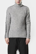 Thom/Krom | AW24/25 - Scars-stitch alpaca knit sweater, Grey