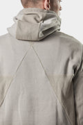 Thom/Krom | AW24 - Contrast cotton hood sweater, Beige