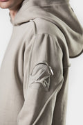 Thom/Krom | AW24 - Double hood sweater, Beige