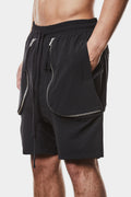 Thom Krom | SS25 - Drop crotch zip pocket shorts