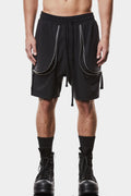 Thom Krom | SS25 - Drop crotch zip pocket shorts