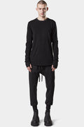 Thom/Krom | Aw24 - Contrast long sleeve t-shirt, Black