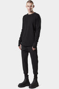 Thom/Krom | Aw24 - Contrast long sleeve t-shirt, Black